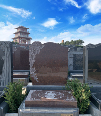 沈陽陶然墓地福壽7號碑展示